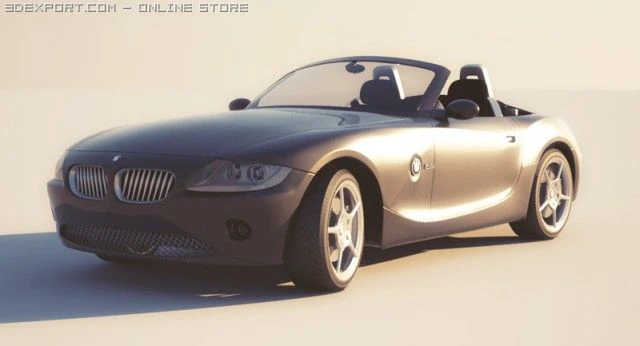 bmw z4 2 3D Model .c4d .max .obj .3ds .fbx .stl .blend 