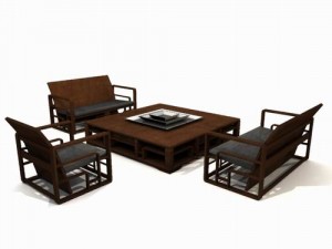 colonial furniture 3D Model