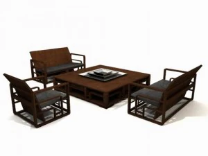colonial furniture 3D Model