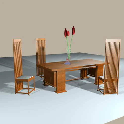 livingroom 3D Model .c4d .max .obj .3ds .fbx .stl .blend 