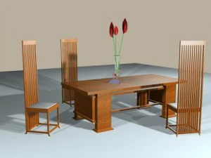 soggiorno Modello 3D