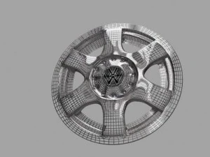 volkswagen wheel 3D Model