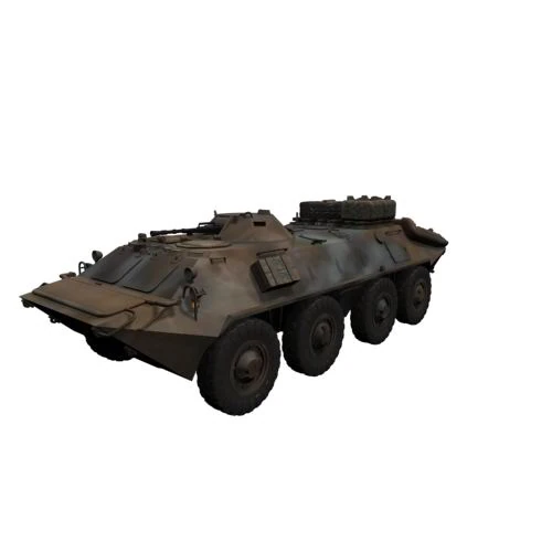russian btr-70 3D Model .c4d .max .obj .3ds .fbx .stl .blend 