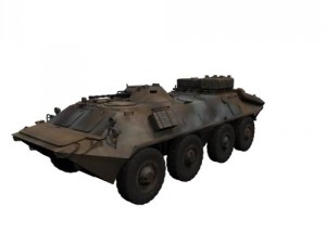 russian btr-70 3D Model