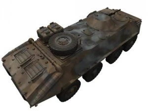 russian btr-70 3D Model