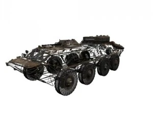 russian btr-70 3D Model