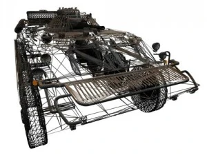 russian btr-70 3D Model