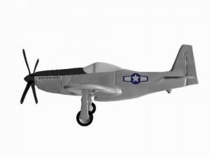 p-51 mustang 3Dモデル
