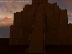 ziggurat of babylon 3D Model