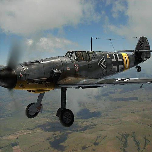messerschmitt bf109f2 3D Model .c4d .max .obj .3ds .fbx .stl .blend 