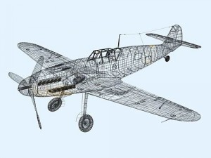 messerschmitt bf109f2 3D Model