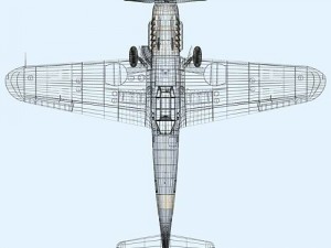 messerschmitt bf109f2 3D Model