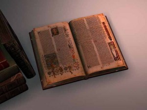 old books 3D 모델