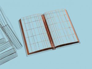 old books 3D 모델