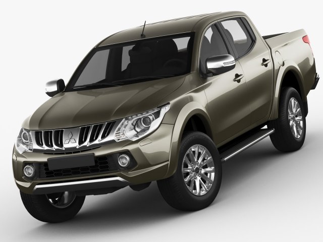 mitsubishi l200 triton 2015 3D Модель .c4d .max .obj .3ds .fbx .stl .blend 