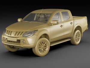 mitsubishi l200 triton 2015 3D Модель