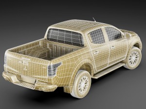 mitsubishi l200 triton 2015 3D Модель