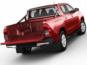 toyota hilux 2016 double cab 3D मॉडल