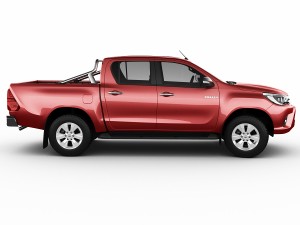 toyota hilux 2016 double cab 3D मॉडल