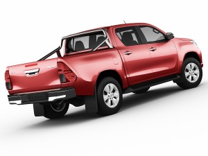 toyota hilux 2016 double cab 3D मॉडल