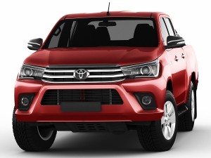 toyota hilux 2016 double cab 3D मॉडल