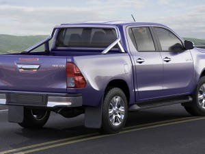 toyota hilux 2016 double cab 3D मॉडल