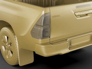 toyota hilux 2016 double cab 3D मॉडल