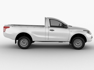 mitsubishi l200 triton 2015 single cab 3D Модель