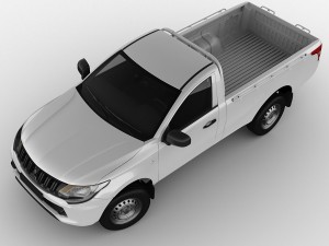 mitsubishi l200 triton 2015 single cab 3D Модель