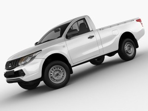 mitsubishi l200 triton 2015 single cab 3D Модель