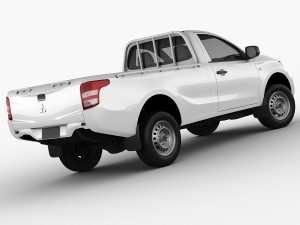 mitsubishi l200 triton 2015 single cab 3D Модель