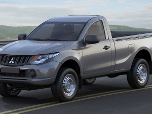 mitsubishi l200 triton 2015 single cab 3D Модель