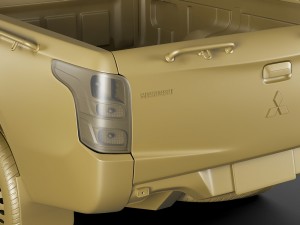 mitsubishi l200 triton 2015 single cab 3D Модель