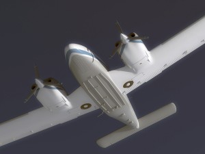 piper pa-34 seneca v 3D-Modell