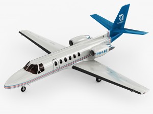 cessna 550 citation ii 3D Model