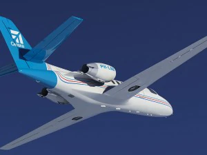 cessna 550 citation ii 3D Model
