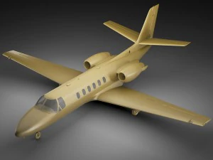 cessna 550 citation ii 3D Model