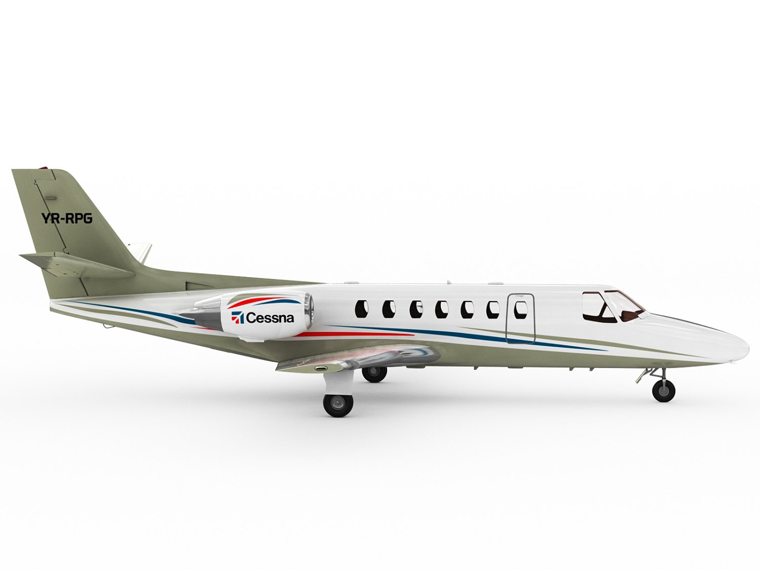 Cessna 560 Citation V 3D Model in Jet 3DExport