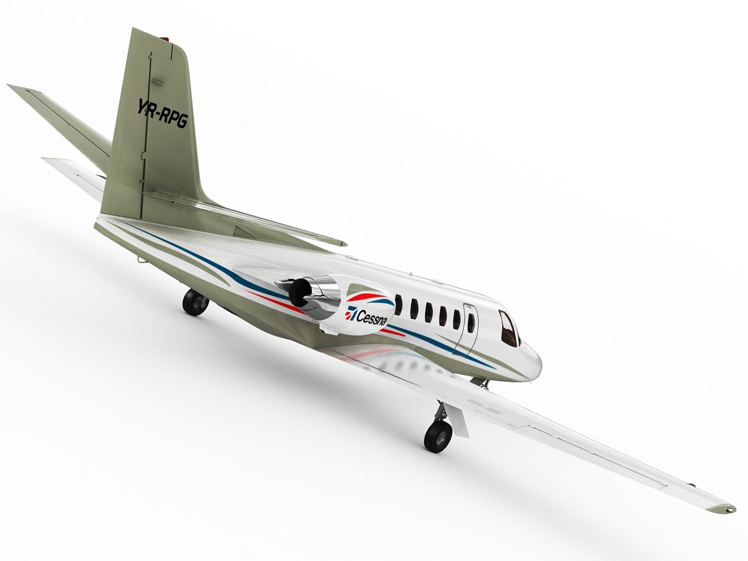 Cessna 560 Citation V 3D Model in Jet 3DExport