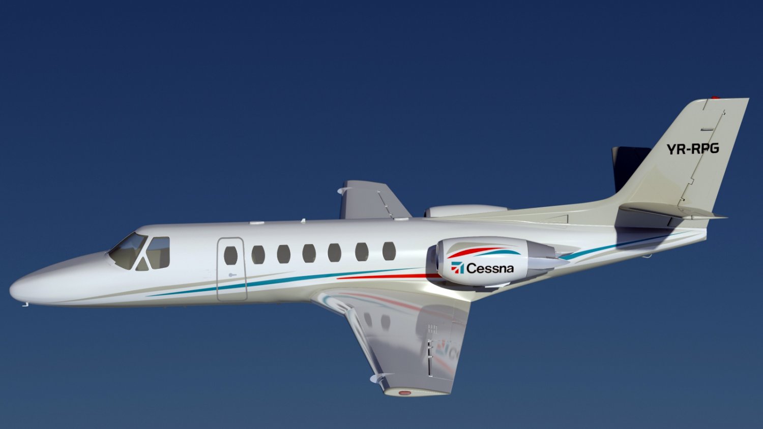 Cessna 560 Citation V 3D Model in Jet 3DExport