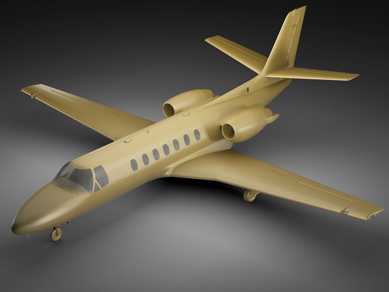 Cessna 560 Citation V 3D Model in Jet 3DExport