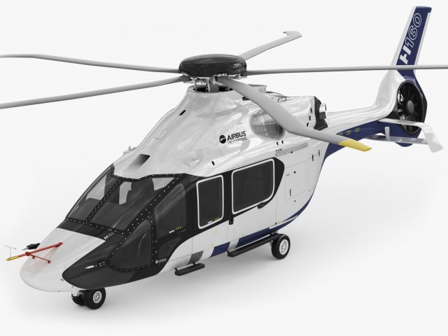 airbus helicopter h160 Model 3D .c4d .max .obj .3ds .fbx .stl .blend 
