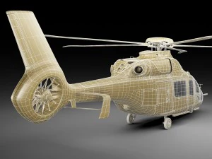 airbus helicopter h160 3D Model