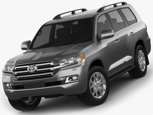 toyota land cruiser 2016 3D मॉडल