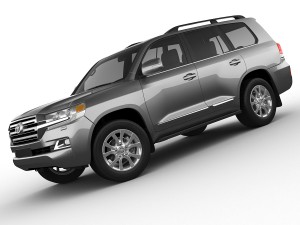 toyota land cruiser 2016 Modello 3D