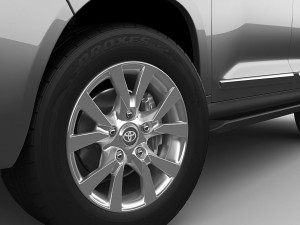 toyota land cruiser 2016 Modello 3D