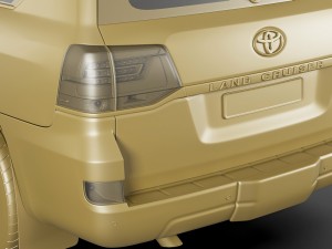 toyota land cruiser 2016 Modello 3D
