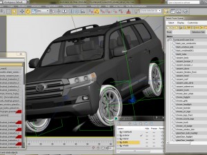 toyota land cruiser 2016 Modello 3D
