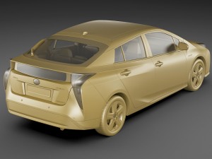 toyota prius 2016 Modelo 3D