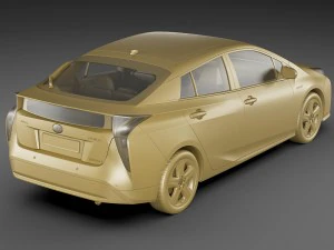toyota prius 2016 3D Model